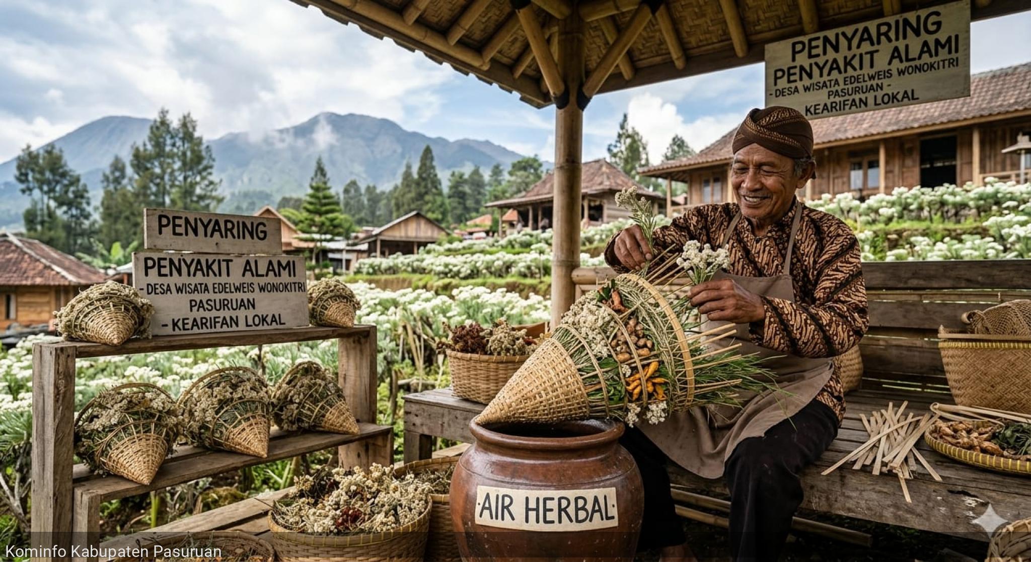 Menemukan Penyaring Penyakit Alami  dari Desa Wisata Edelweis di Wonokitri