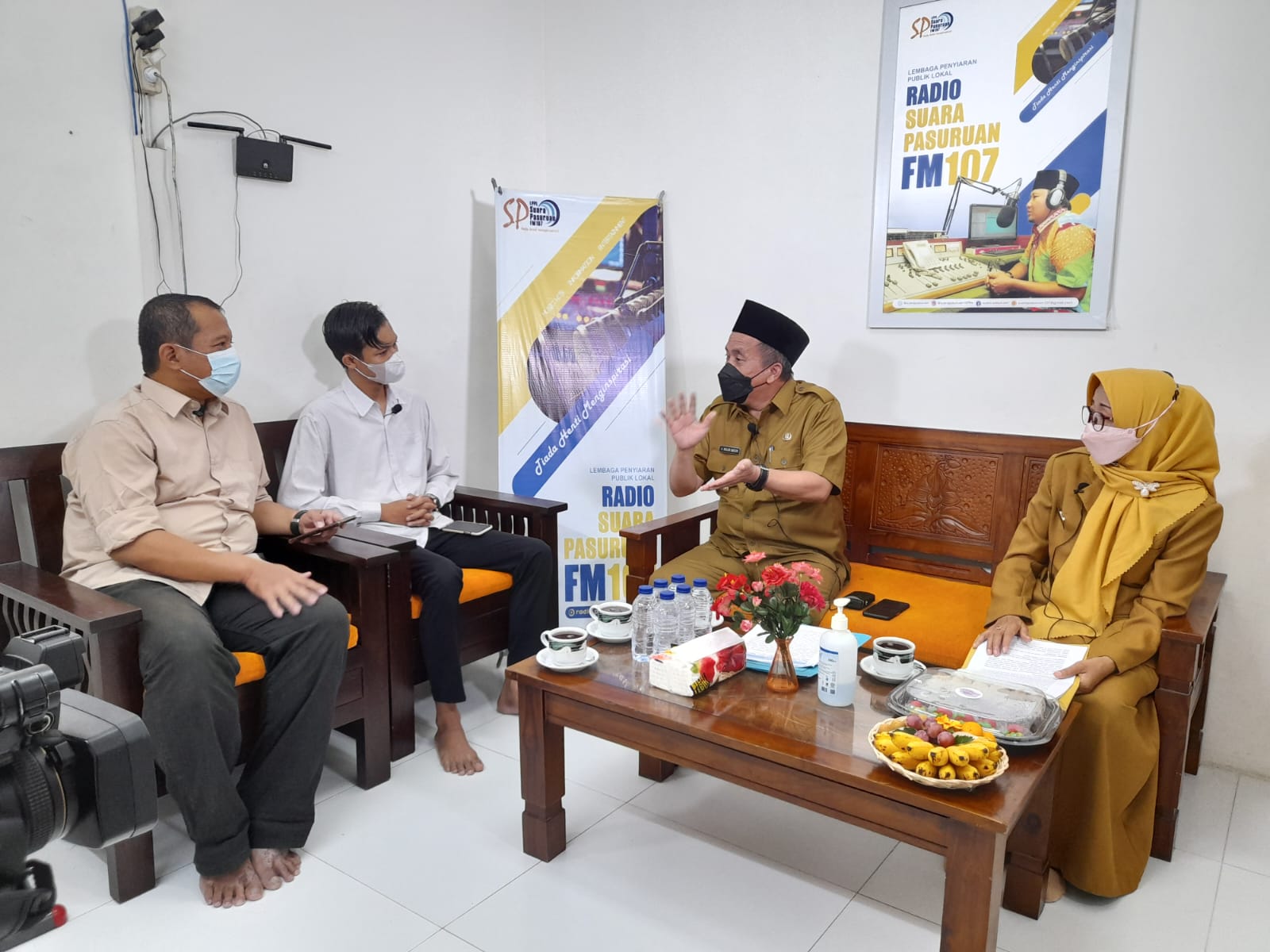 Talkshow Radio bersama Dinas Perpustakaan dan Arsip