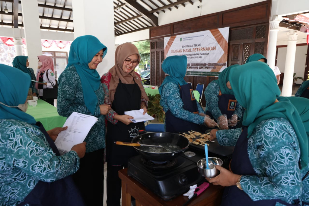 Bimtek Hasil Olahan Peternakan TP PKK Kabupaten Pasuruan