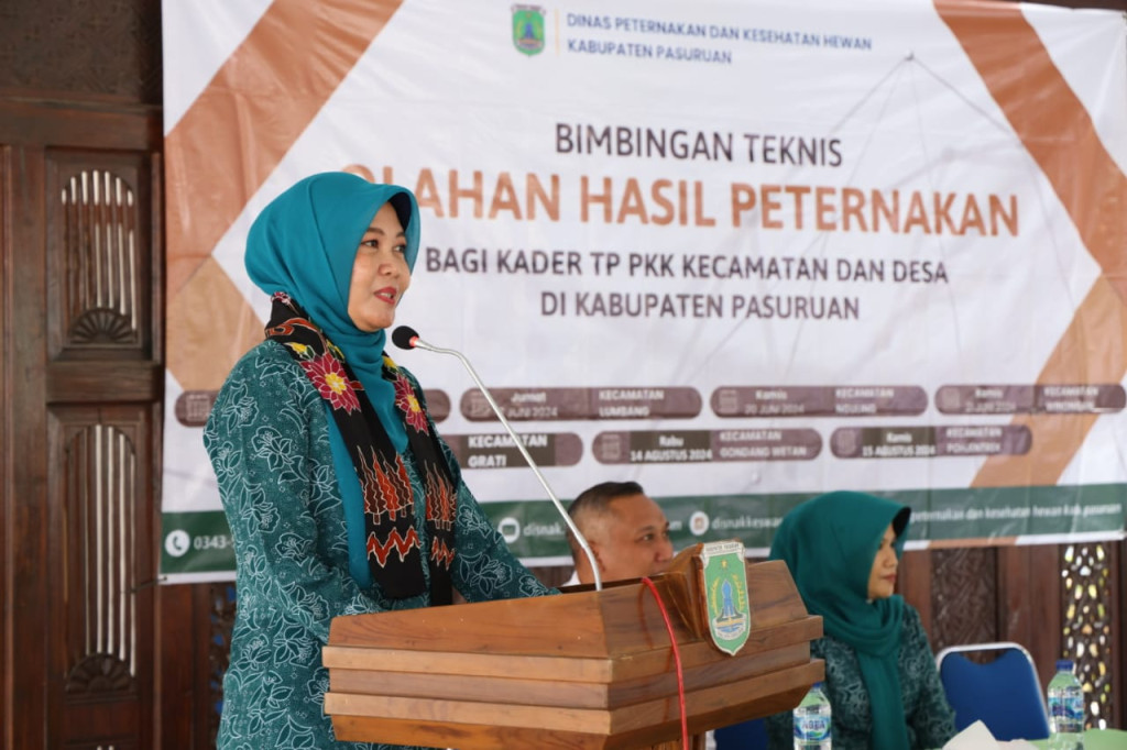 Bimtek Olahan Hasil Peternakan Bagi Kade TP PKK se-Kabupaten Pasuruan