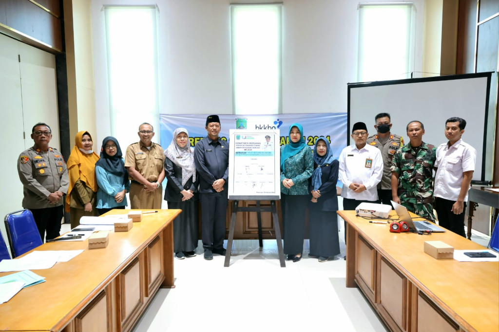 Penandatanganan Komitmen Bersama Perceapata Penurunan Stunting 2024