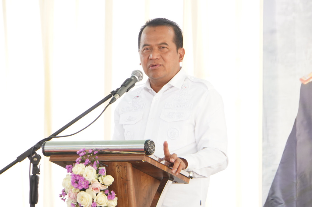 Peresmian Palang Pintu Kereta Api di Bangkodir Bangil