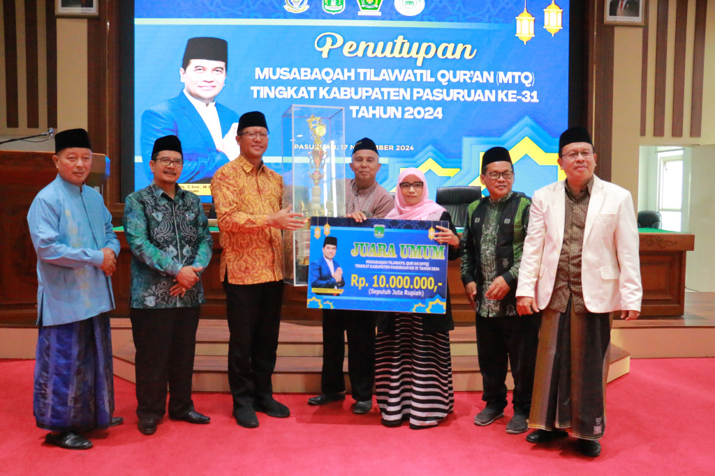 Penutupan Kafilah MTQ Tingkat Kabupaten Pasuruan ke - 31 Tahun 2024