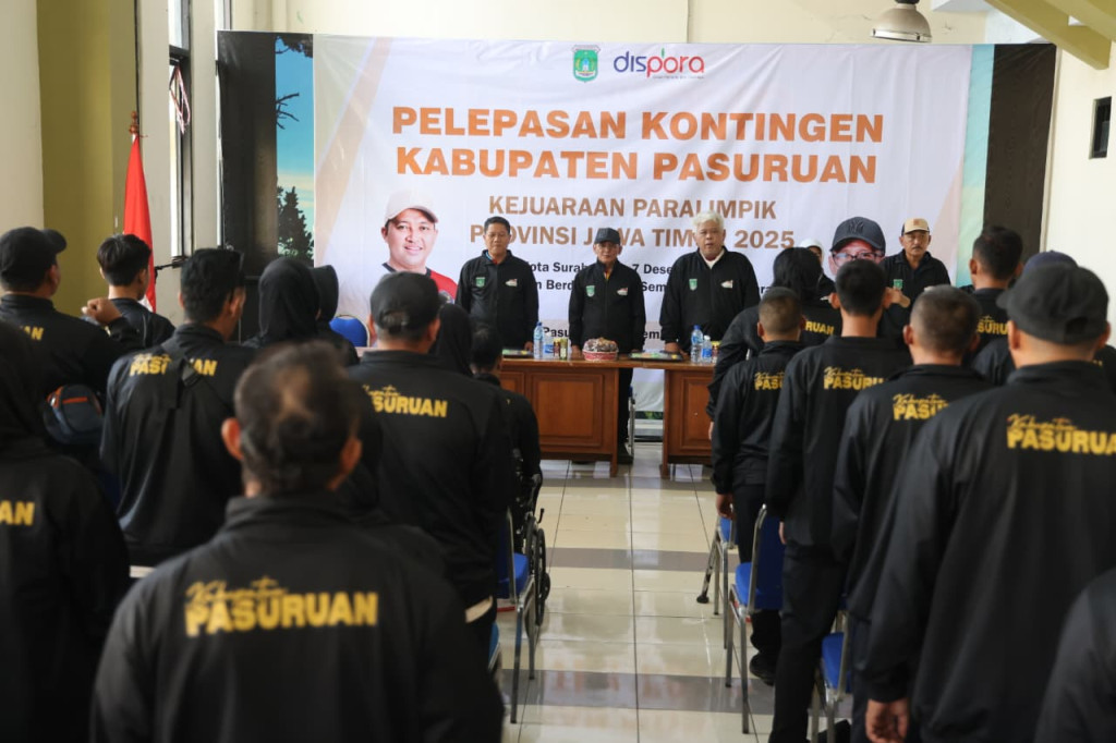Pelepasan Kontingen Kabupaten Pasuruan