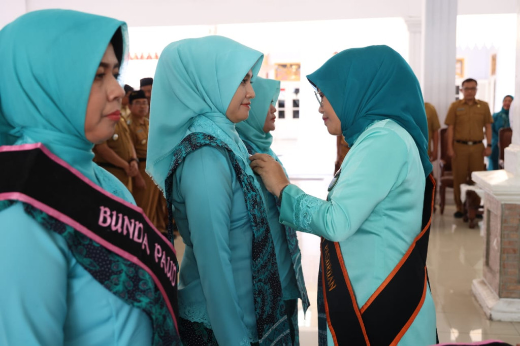 Pelatihan Ketua TP PKK Kecamatan dan Pengukuhan Bunda Paud