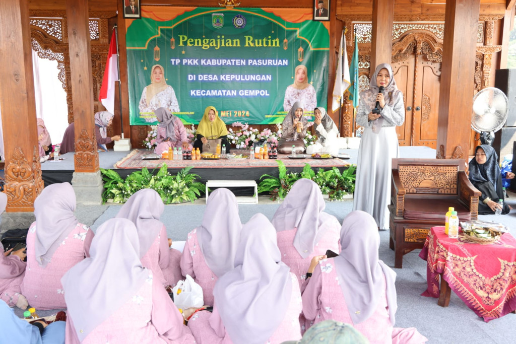 Pengajian Rutin TP PKK di Desa Kepulungan Gempol