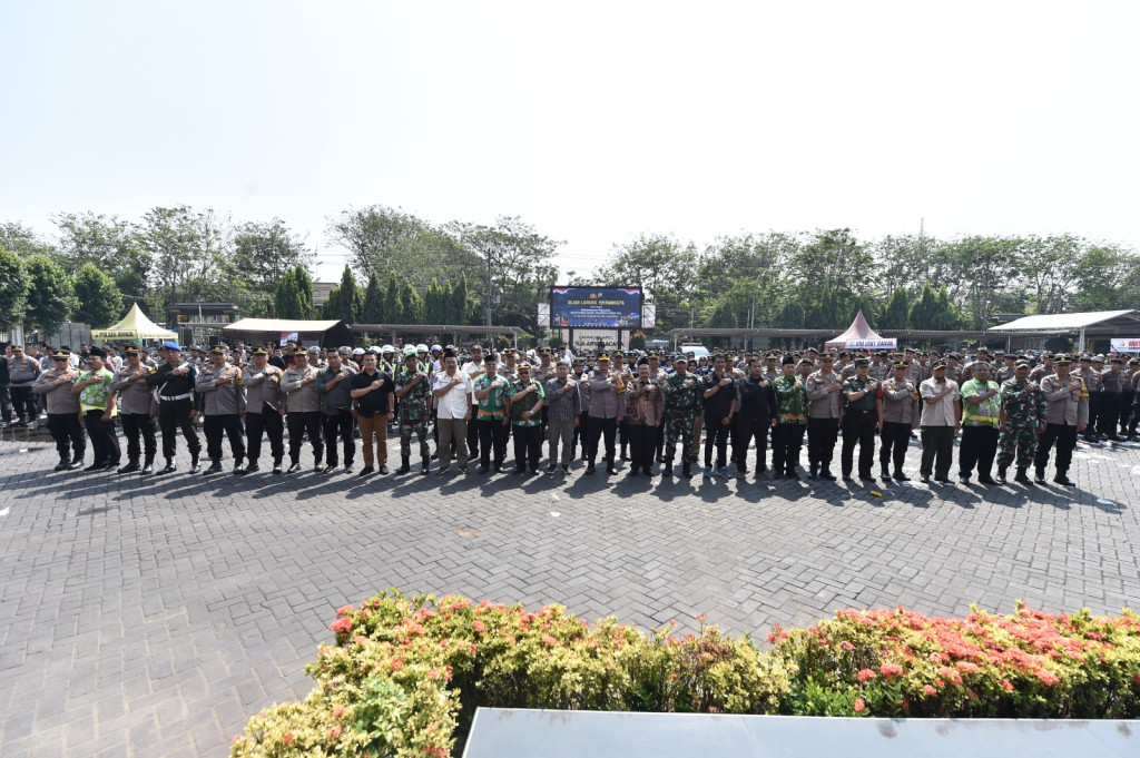 Simulasi Pamsikota Dalam Rangka Pengamanan Pilkada Serentak 2024