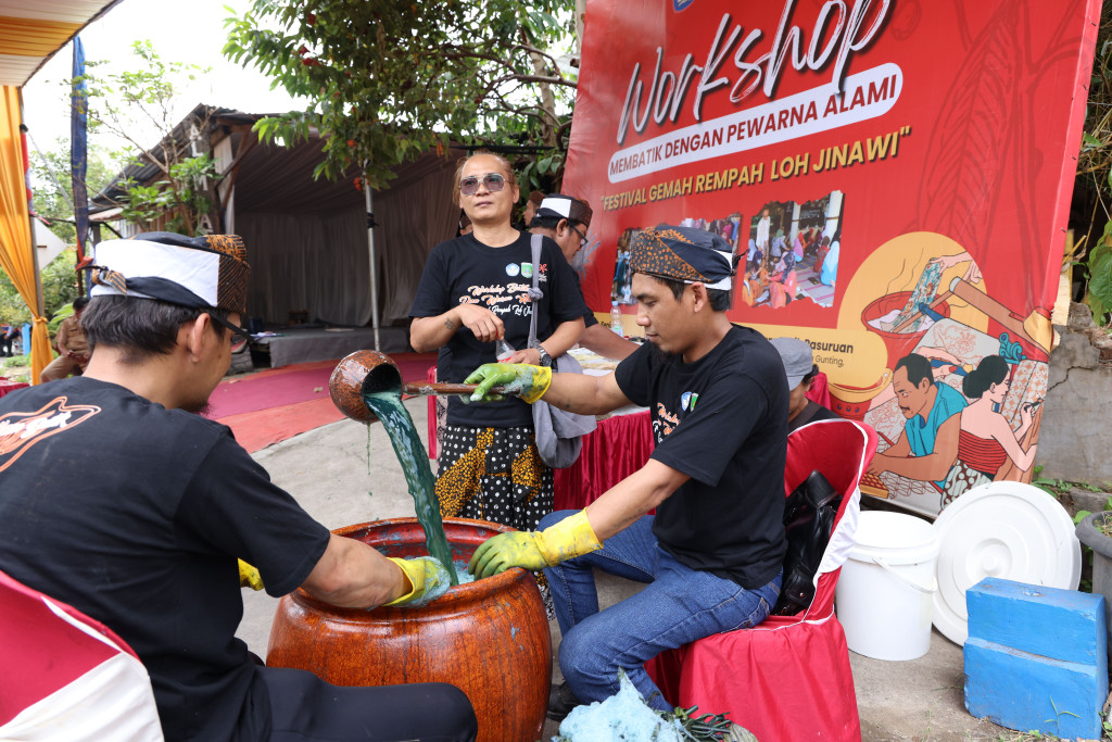 Workshop Batik di Desa Gunting Sukorejo