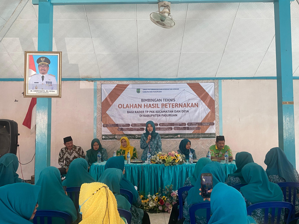 Bimtek Olahan Hasil Peternakan Kader PKK Kecamatan Winongan